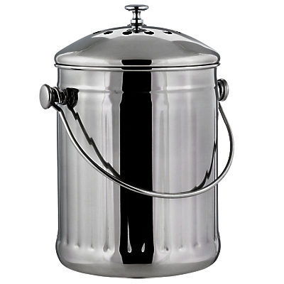 Eddingtons Stainless Steel Compost Caddy Eddingtons Stainless Steel Compost Caddy